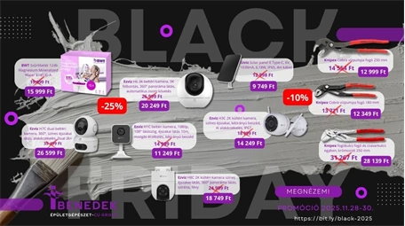 Black Friday akció — ne maradj le! 