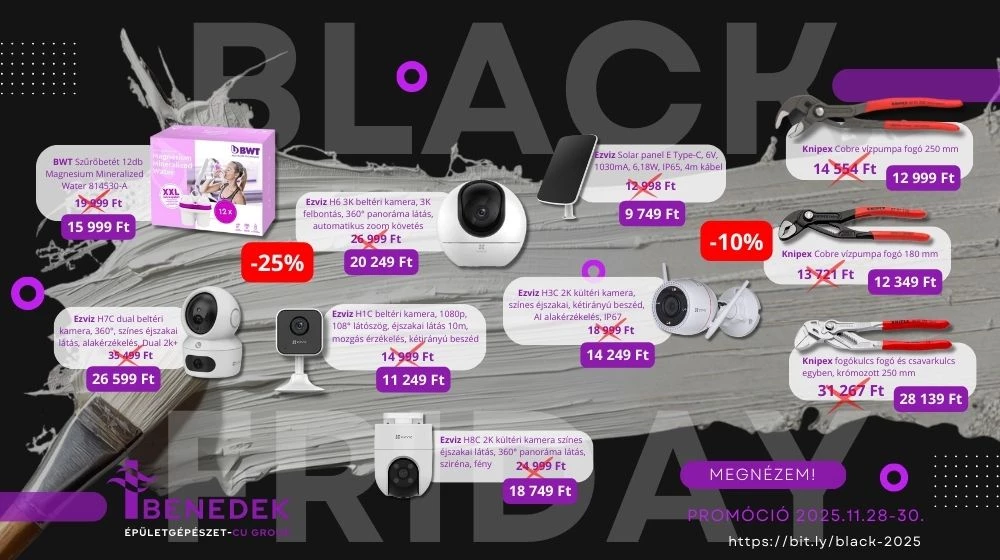 Black Friday akció — ne maradj le! 