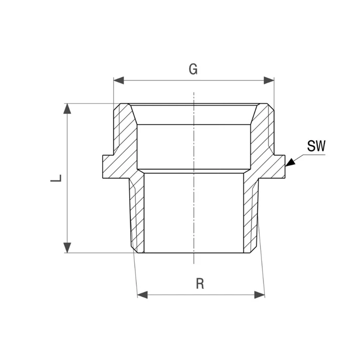Viega szűkített közcsavar 1/2"-3/8", krómozott VG-448219