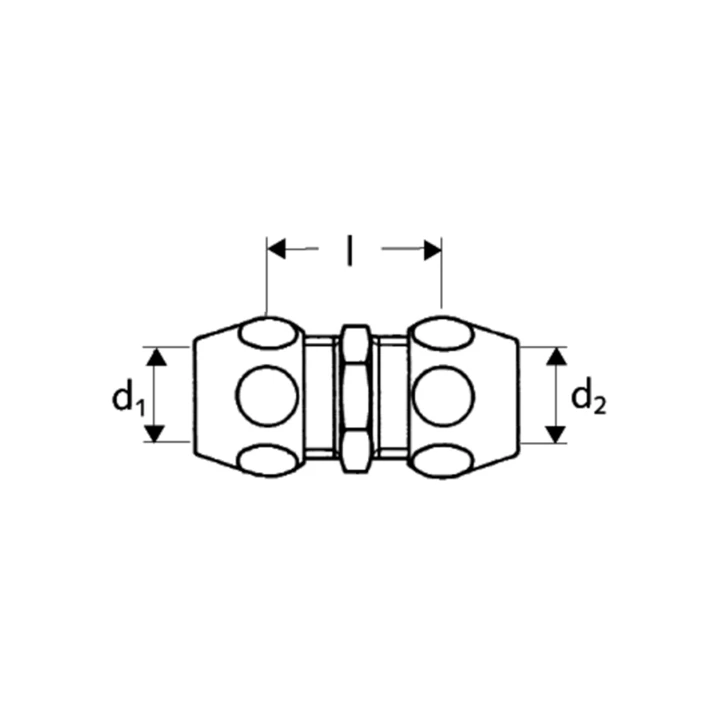 Schell egyenes duplacsavarzat, 10 mm 064370699