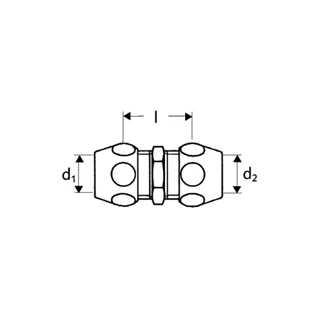 Schell egyenes duplacsavarzat, 8 mm 064360699