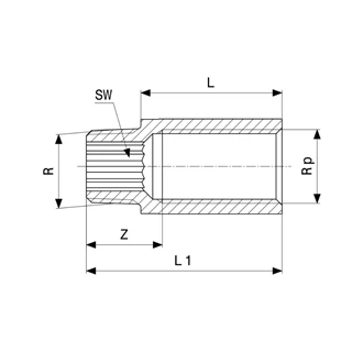 Viega csaphosszabbító 3/8" 10, vörösömtvény VG-440312 Viega csaphosszabbító 3/8" 10, vörösömtvény VG-440312