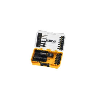 DeWALT Előfúró és bithegy készlet adapterrel 24 részes DT70779T-QZ