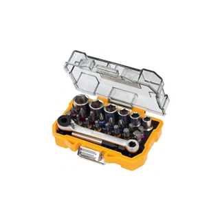DeWALT Bit- és dugókulcs készlet 24db DT71516-QZ