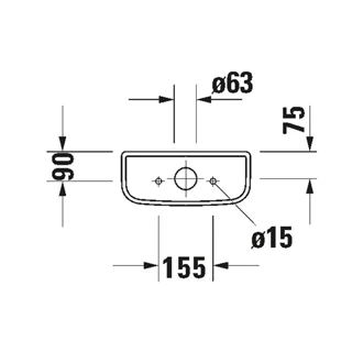 Duravit D-Code monoblokk WC -tartály, vízbekötés oldalt, fehér 0927000004 Duravit D-Code monoblokk WC -tartály, vízbekötés oldalt, fehér 0927000004