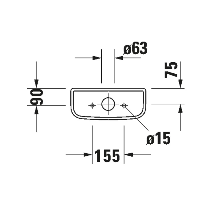 Duravit D-Code monoblokk WC -tartály, vízbekötés oldalt, fehér 0927000004 Duravit D-Code monoblokk WC -tartály, vízbekötés oldalt, fehér 0927000004