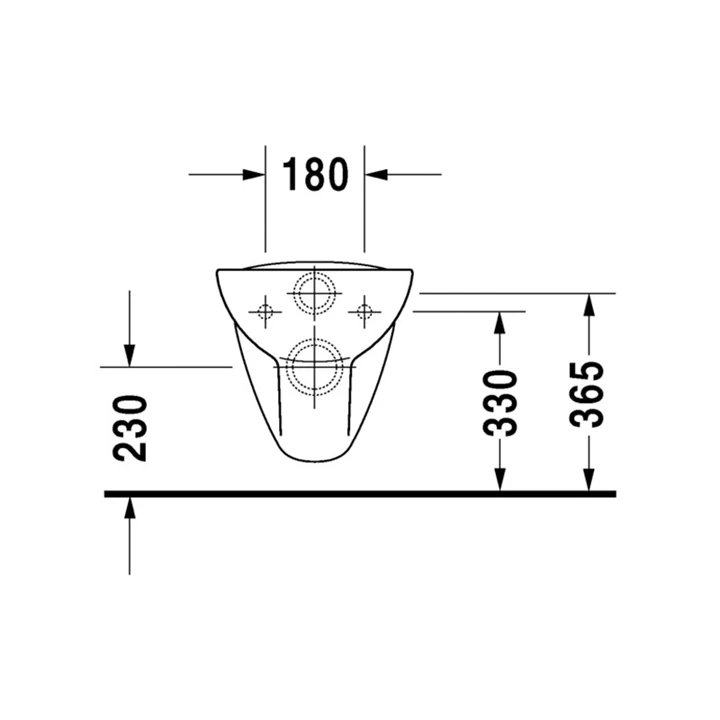 Duravit D-Code fali wc csésze - mélyöblítésű 25350900002 Duravit D-Code fali wc csésze - mélyöblítésű 25350900002