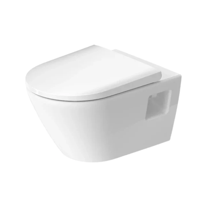 Duravit D-Neo Rimless fali WC csésze szett, fehér 45780900A1