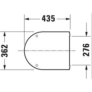 Duravit  D-Neo WC ülöke lecsapódásgátlóval 0021690000