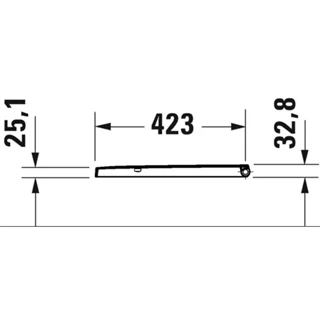 Duravit  D-Neo WC ülöke lecsapódásgátlóval 0021690000