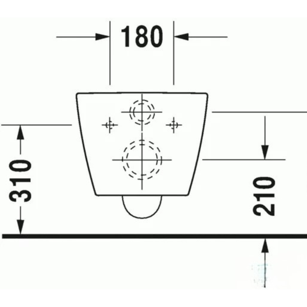 Duravit me by starck rimless fali wc 2528090000
