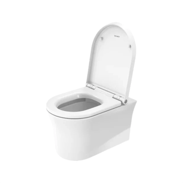 Duravit white tulip fali wc, perem nélküli, hygiene flush 2576092000