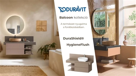 Duravit Balcoon – Természet, design és nyugalom egyensúlya a fürdőszobában Duravit Balcoon – Természet, design és nyugalom egyensúlya a fürdőszobában