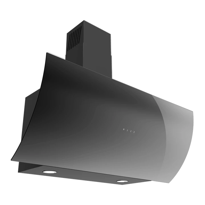 Evido CLIFF 90B páraelszívó fali, design, 90 cm, fekete üveg CHV9TB.1 Evido CLIFF 90B páraelszívó fali, design, 90 cm, fekete üveg CHV9TB.1