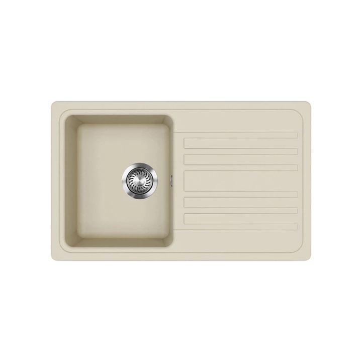 Evido CUBO 45S gránit mosogató 780x500 mm bézs 105528 Evido CUBO 45S gránit mosogató 780x500 mm bézs 105528