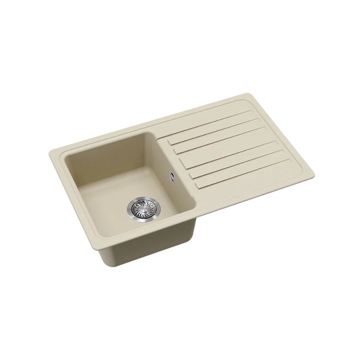 Evido CUBO 45S gránit mosogató 780x500 mm bézs 105528 Evido CUBO 45S gránit mosogató 780x500 mm bézs 105528