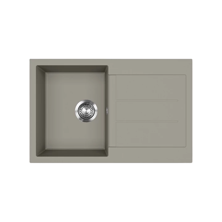 Evido Cubo 45S gránit mosogató, 780 x 500 mm, platina 442061 Evido Cubo 45S gránit mosogató, 780 x 500 mm, platina 442061