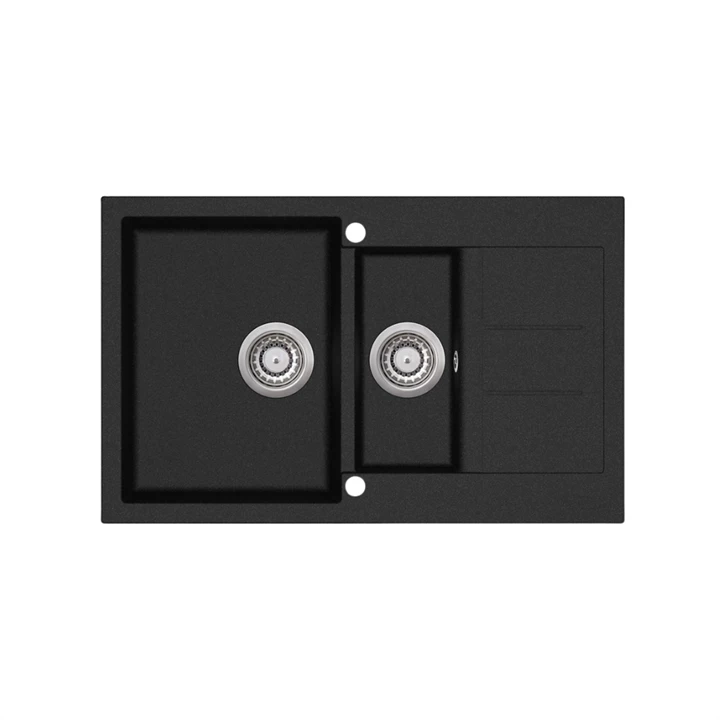Evido CUBO 6S COMPACT gránit mosogató 800x500 mm antracit 105574 Evido CUBO 6S COMPACT gránit mosogató 800x500 mm antracit 105574