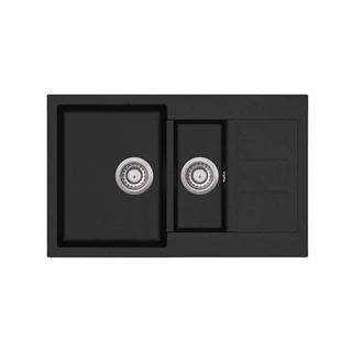 Evido CUBO 6S COMPACT gránit mosogató 800x500 mm antracit 105574 Evido CUBO 6S COMPACT gránit mosogató 800x500 mm antracit 105574