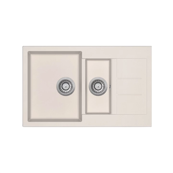 Evido CUBO 6S COMPACT gránit mosogató 800x500 mm bézs 105572