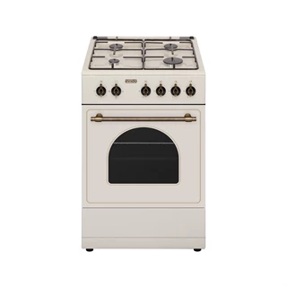 Evido FREE GE55C gáz tűzhely,elektromos sütő,rusztikus, 48 l,bézs/bronz FOGE55C.1 Evido FREE GE55C gáz tűzhely,elektromos sütő,rusztikus, 48 l,bézs/bronz FOGE55C.1