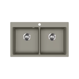 Evido Quadro 9 gránit mosogató, 860 x 510 mm, platina 442064 Evido Quadro 9 gránit mosogató, 860 x 510 mm, platina 442064