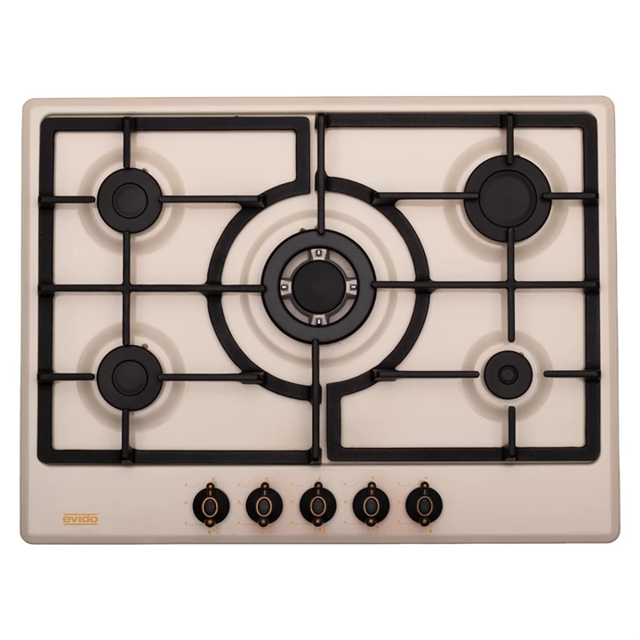 Evido RUSTIC-H 70C gáz főzőlap, 70 cm,bézs/bronz HGR70C.1 Evido RUSTIC-H 70C gáz főzőlap, 70 cm,bézs/bronz HGR70C.1
