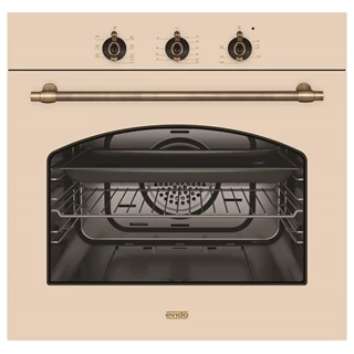 Evido RUSTIC-O 60C légkeveréses sütő, grill ,analóg,bézs/bronz BOR63C.2