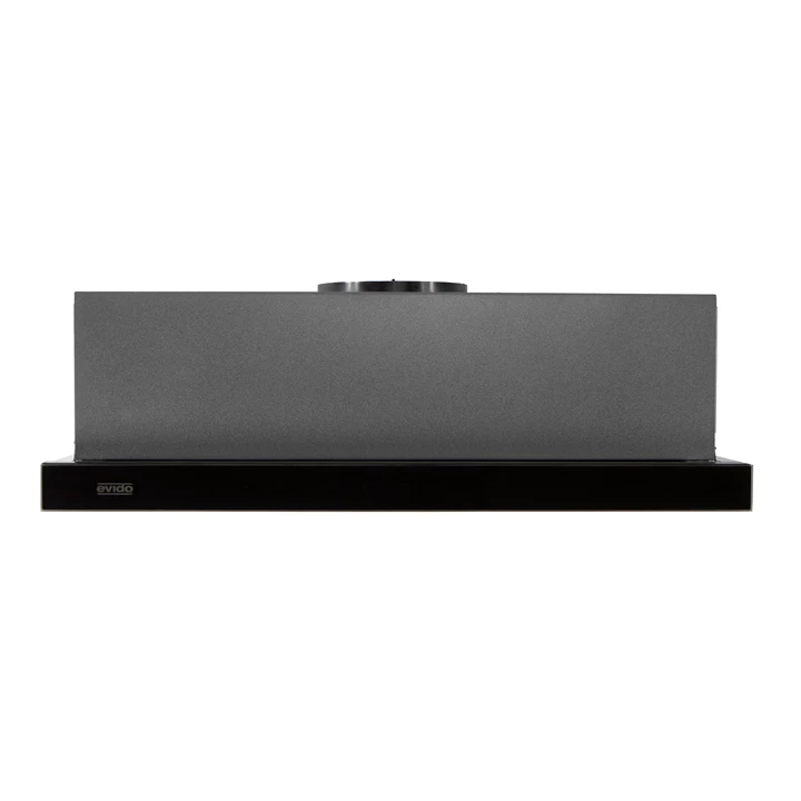Evido SLIMLUX 60TC páraelszívó teleszkópos, led, 60 cm, érintőszenzor, szürke/fekete üveg front CHT6TB.3 Evido SLIMLUX 60TC páraelszívó teleszkópos, led, 60 cm, érintőszenzor, szürke/fekete üveg front CHT6TB.3