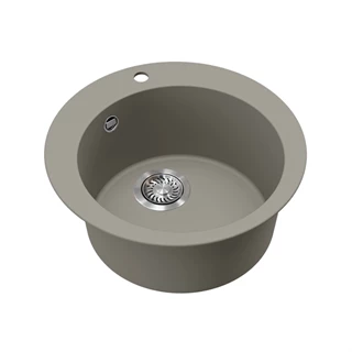 Evido Tondo kerek gránit mosogató, 505 mm, platina 442067 Evido Tondo kerek gránit mosogató, 505 mm, platina 442067