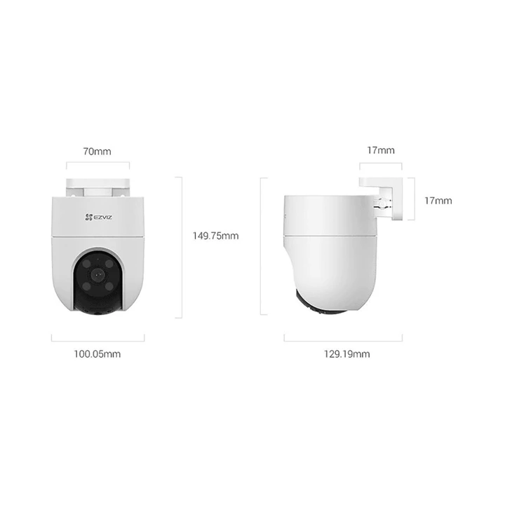 Ezviz H8c kültéri 4G kamera 3MP 2K, színes éjszakai kép, 360°, ember/jármű érzékelés automata követés H8C-4G 69415456313 Ezviz H8c kültéri 4G kamera 3MP 2K, színes éjszakai kép, 360°, ember/jármű érzékelés automata követés H8C-4G 69415456313