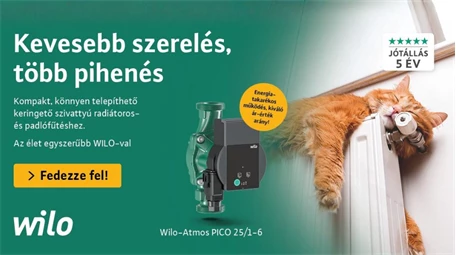 Energiatakarékos szivattyúk 5 év garanciával!
