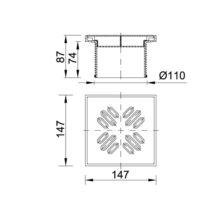 Styron magasító rozsdamentes fedlappal STY-505