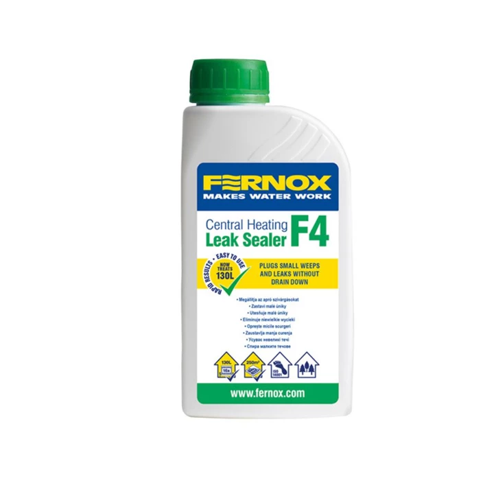 Fernox Leak Sealer F4 fűtési rendszer szivárgás tömítő folyadék 500 ml 57764 Fernox Leak Sealer F4 fűtési rendszer szivárgás tömítő folyadék 500 ml 57764