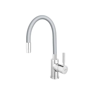 Ferro Mezzo II gránit csepegtetős grafit shine mosogató + Zumba szürke csaptelep DRGM48/78HA+BZA4S