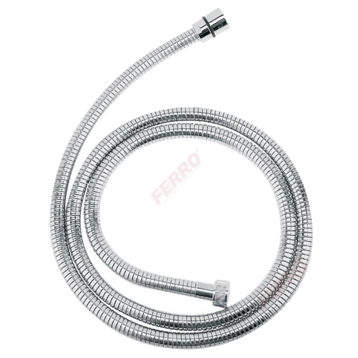 Ferro zuhany gégecső, csavarodásmentes 150 cm W12 Ferro zuhany gégecső, csavarodásmentes 150 cm W12