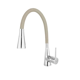 Ferro Zumba II álló mosogató csaptelep bézs flexibilis kifolyószárral BZA42P