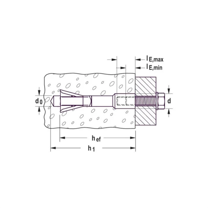 Fischer gázbeton horgony M 8-I FPX 519022 Fischer gázbeton horgony M 8-I FPX 519022