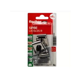 Fischer tükörrögzítő SPBE K tipli+csavar 91424 Fischer tükörrögzítő SPBE K tipli+csavar 91424