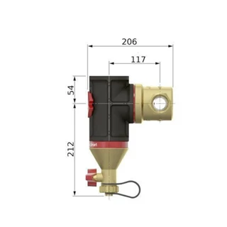 Flamco iszapleválasztó Clean Smart 2" F30026 Flamco iszapleválasztó Clean Smart 2" F30026