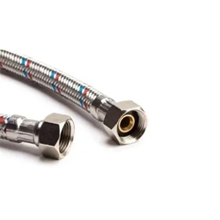 Technik Therm flexibilis bekötőcső vízre, 1/2" hollandi - 1/2" hollandi - 60 cm  BB 37-8H12H12-60