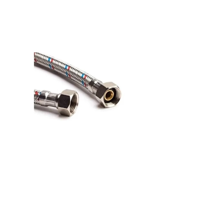 Technik Therm flexibilis bekötőcső vízre, 1/2" hollandi - 1/2" hollandi - 80 cm  BB 37-8H12H12-80