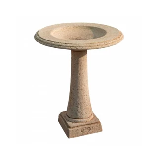 Jován Fortuna madárfürdető, barna sima oszloppal JMA0190201 Jován Fortuna madárfürdető, barna sima oszloppal JMA0190201