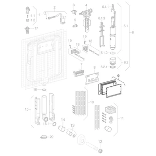 Geberit törmelék elleni védőfedél Sigma falsík alatti öblítőtartályhoz, hossza 9 cm 241.826.00.1 Geberit törmelék elleni védőfedél Sigma falsík alatti öblítőtartályhoz, hossza 9 cm 241.826.00.1
