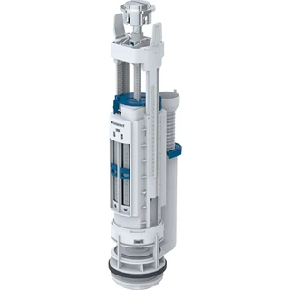 Geberit 290 típusú öblítőszelep, d40, 2 mennyiséges öblítés, fényes króm 282.350.21.2