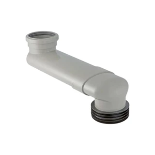 Geberit PVC S WC bekötőív, d90/100-105.6, szürke 388.350.29.1 Geberit PVC S WC bekötőív, d90/100-105.6, szürke 388.350.29.1