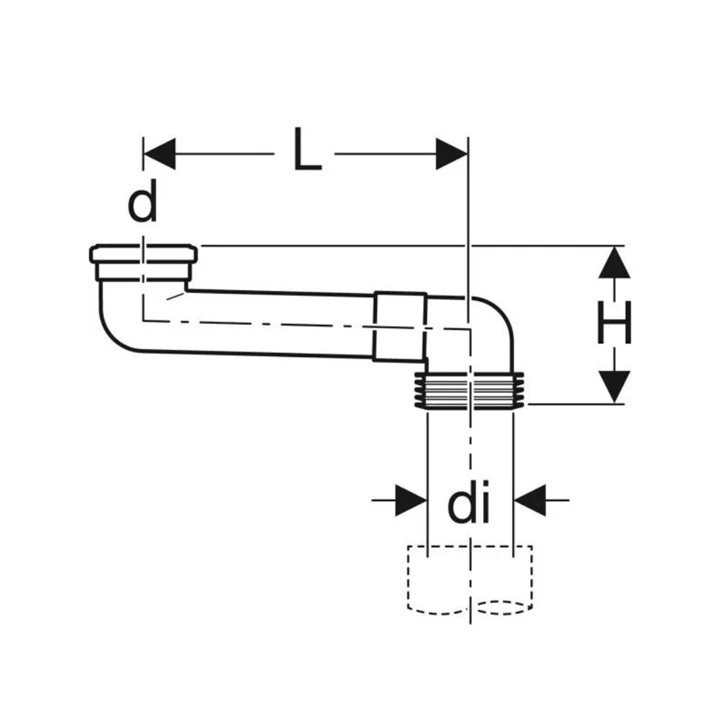 Geberit PVC S WC bekötőív, d90/100-105.6, szürke 388.350.29.1 Geberit PVC S WC bekötőív, d90/100-105.6, szürke 388.350.29.1