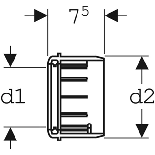 Geberit PE mandzsetta d90/110 367.928.16.1