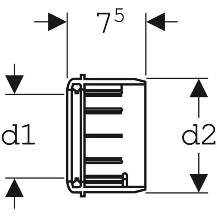 Geberit PE mandzsetta d90/110 367.928.16.1