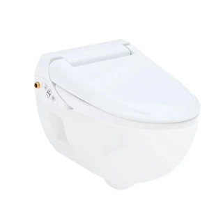 Geberit AquaClean 4000 készlet, WC kerámiára szerelhető berendezés fali WC-vel, alpin fehér 146.135.11.1